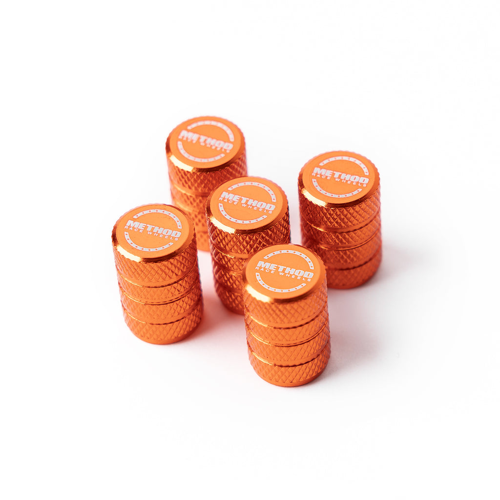 Valve Stem Caps Method Orange 5-pack – MH-VSC3 – Method Race Wheels