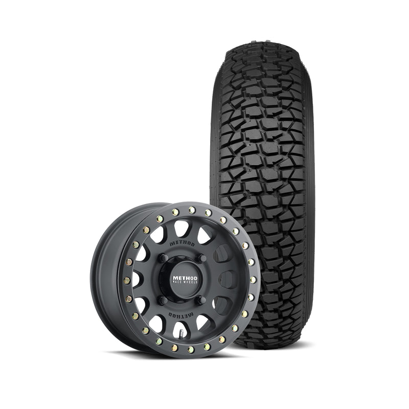 401 Beadlock | Matte Black + Regulator 2 - 15x6 | 4x136 | 53mm/5+1 | 33in  Tire |