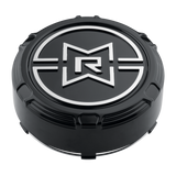 Center Cap | RAISED MRW Snap-In | Gloss Black - Chrome