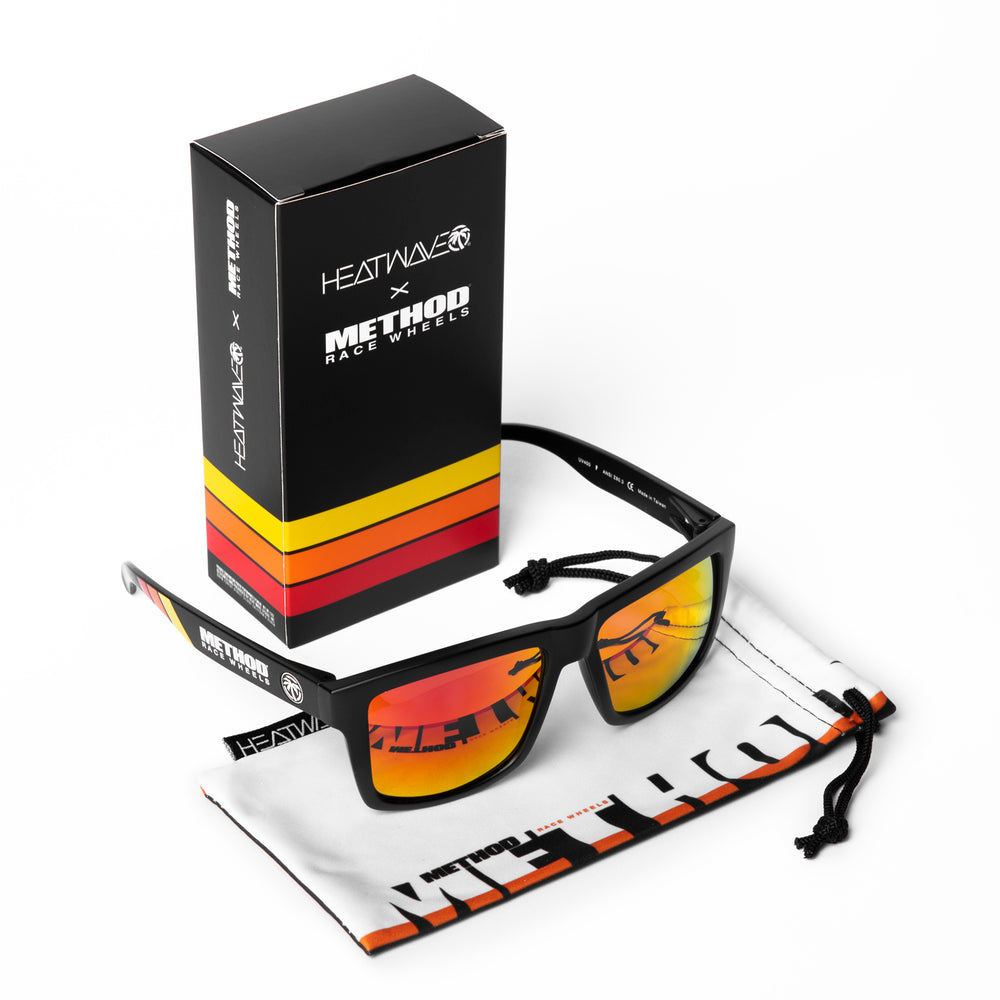 Method Classic Stripes X Heatwave Vise Sunglasses | Black - Sunblast L ...
