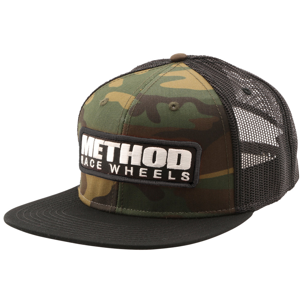 Method Camo Brand Trucker Hat | Snapback | Camo - Black - One Size